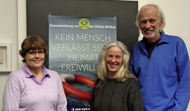 Engagieren sich ehrenamtlich bei Sea-E...ber, Angelika Nain und Jrgen Drafehn   | Foto: Karen christeleit
