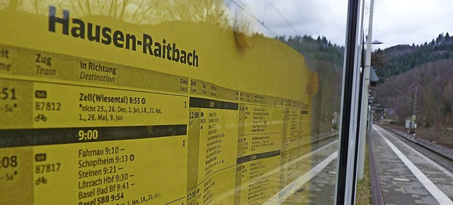 Der Bahnhof Hausen-Raitbach hat auch a...eine wichtige Scharnierfunktion inne.   | Foto: Sattelberger