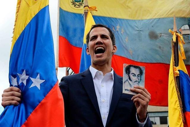 Machtkampf in Caracas: Oppositionsfhrer erklrt sich zum Prsidenten