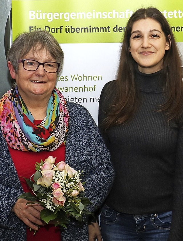Rita Sprich (links) tritt ihren wohlve...achfolgerin ist Elisabeth Schweizer.    | Foto: Christa Rinklin