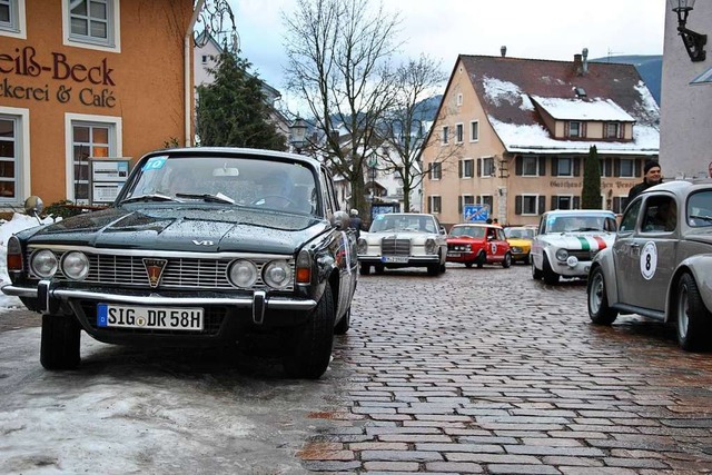 Kirchzarten ist erneut Start und Ziel ...Winterrallye der Schauinsland-Klassik.  | Foto: Ralph Fautz