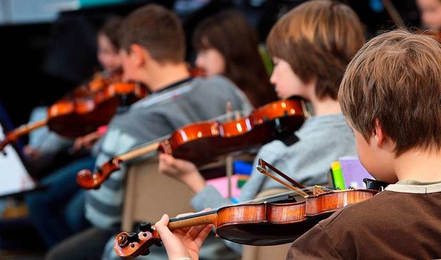 Bei Jugend musiziert zeigen junge Talente, was sie knnen.  | Foto: dpa