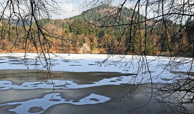 Auch am Bergsee ist es derzeit kalt. (Symbolfoto)  | Foto: Karl Braun