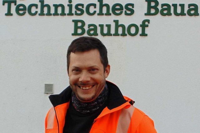 Seit Oktober 2018  kaufmnnischer Betr...r des  Bauhofs: Kurt-Benjamin Hansmann  | Foto: Michael Gottstein