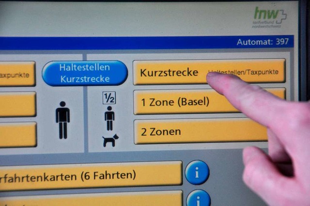 Im Tarifverbund Nordwestschweiz gibt es lngst eine Kurzstreckenfahrkarte.  | Foto: Daniel Gramespacher