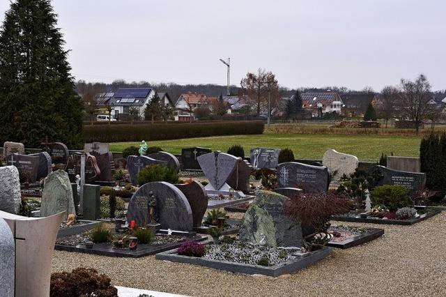 Bestattungshain fr den Friedhof