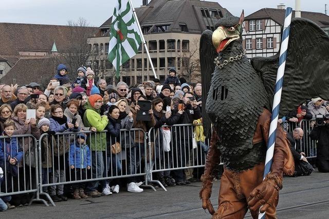 Kleinbasel feiert Vogel Gryff