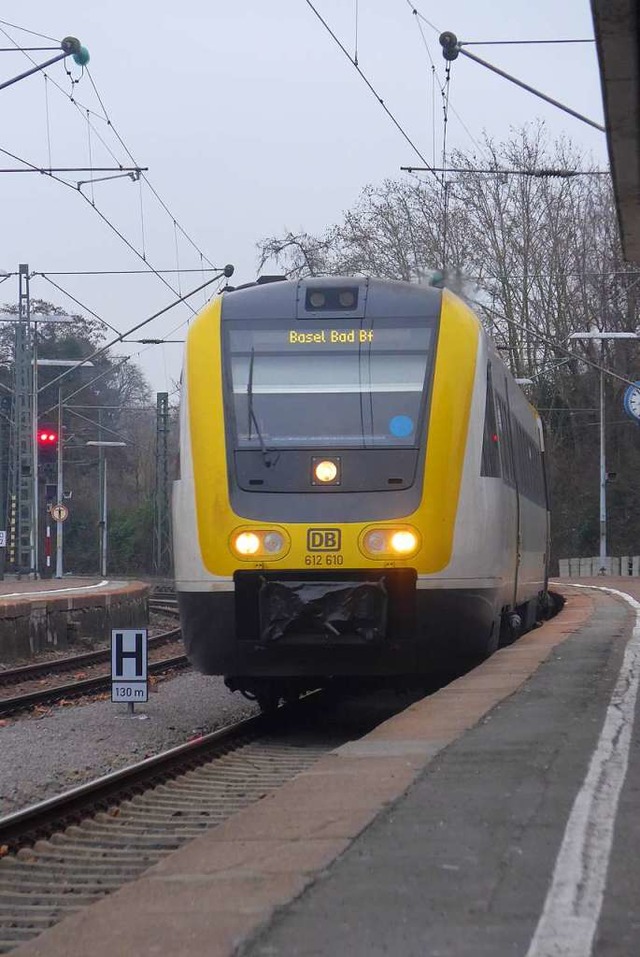 Die Probleme auf der Hochrheinstrecke halten an (Symbolbild).  | Foto: Daniel Gramespacher