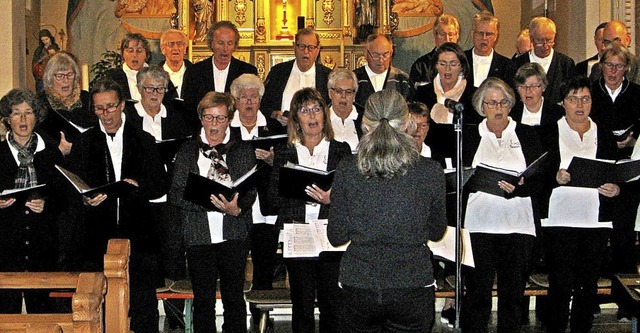 Der Bernauer Kirchenchor will auch in ...Jahr Snger zu einem Projekt einladen.  | Foto: Archivfoto: Ulrike Spiegelhalter