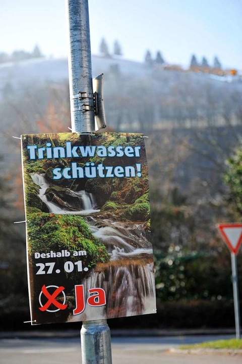 Die Gegner von Windrädern auf der Brei...die Sicherheit der Trinkwasserquellen.  | Foto: Hans-Peter Müller