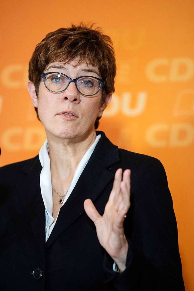 Annegret Kramp-Karrenbauer  | Foto: dpa