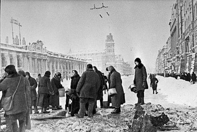 Leningrad whrend der Blockade im Zweiten Weltkrieg.  | Foto: Boris Kudoyarov