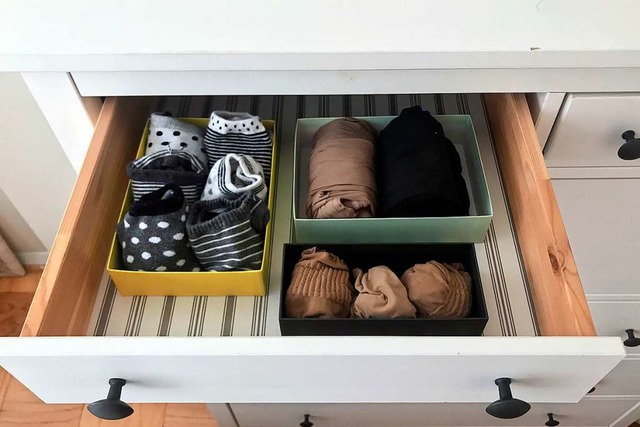 So stellt sich Marie Kondo eine perfekt aufgerumte Schublade vor.  | Foto: AFP