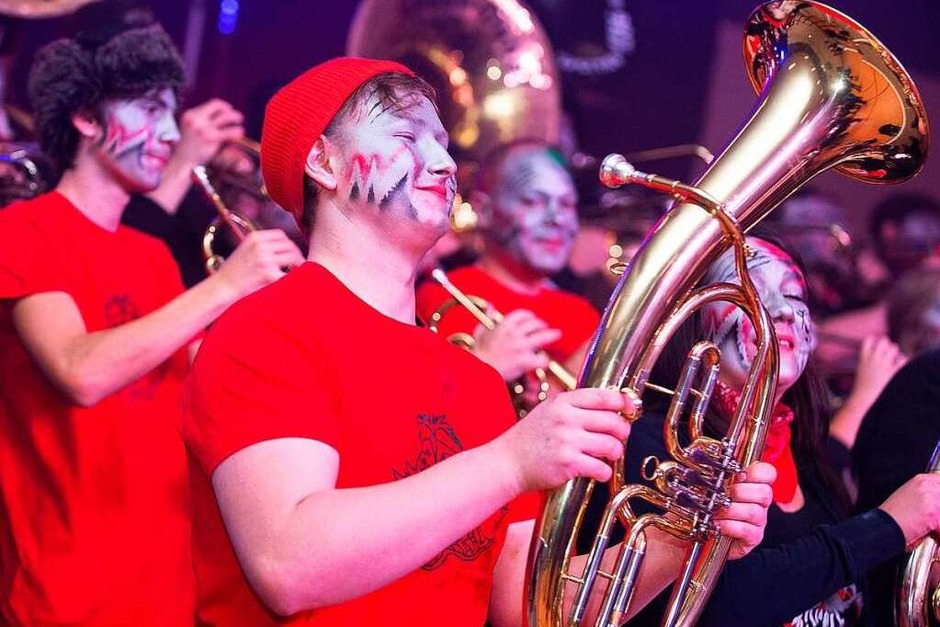 Ein Hoch der Guggenmusik Bonndorf – zum Geburtstagsfest gab es jede Menge musikalische Grüße. (Foto: Wolfgang Scheu) Ein Hoch der Guggenmusik Bonndorf – zum Geburtstagsfest gab es jede Menge musikalische Grüße. (Foto: Wolfgang Scheu)