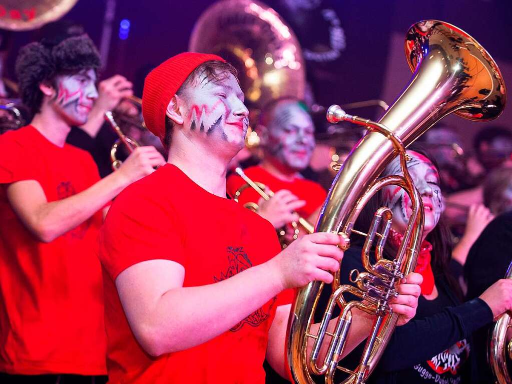 Ein Hoch der Guggenmusik Bonndorf – zum Geburtstagsfest gab es jede Menge musikalische Gre.