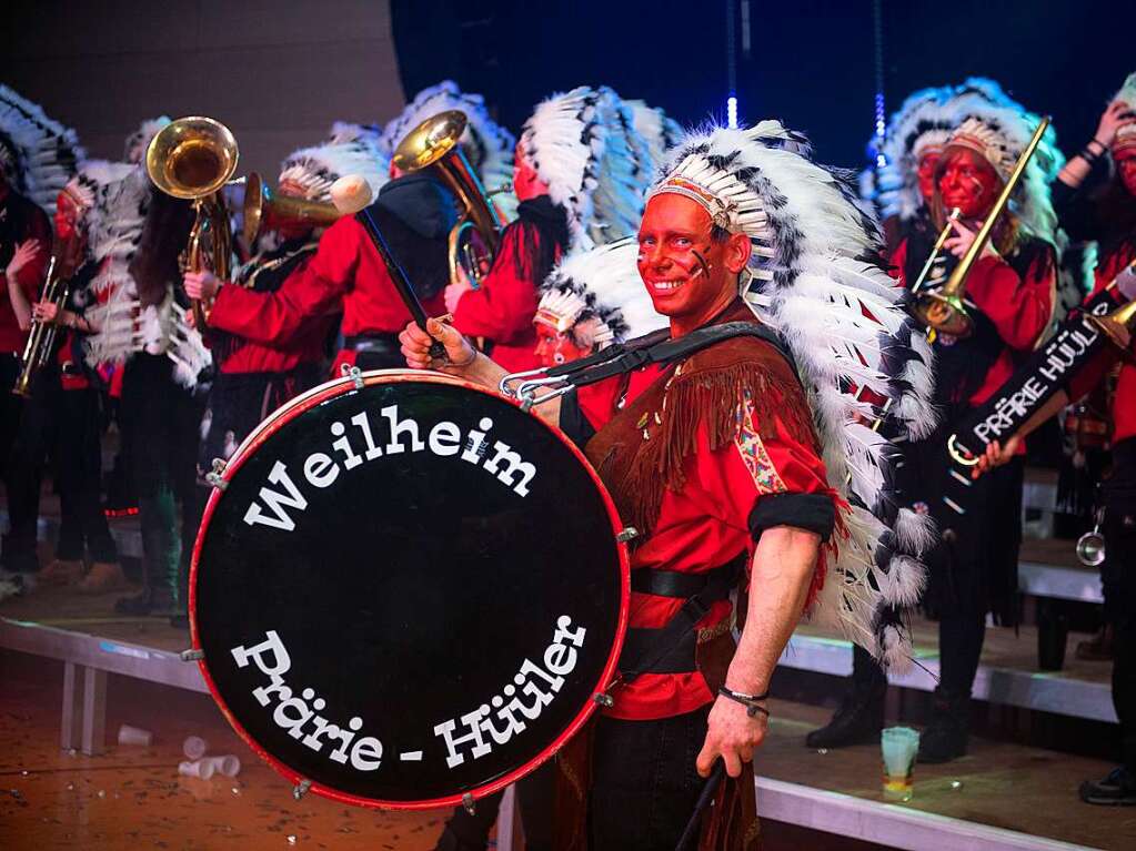 Ein Hoch der Guggenmusik Bonndorf – zum Geburtstagsfest gab es musikalische Gre.