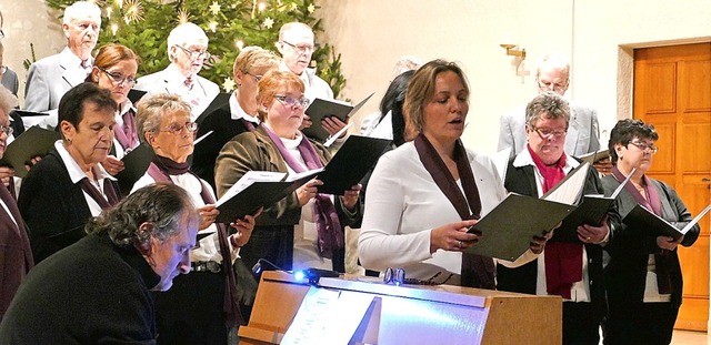 Von diesem Adventskonzert 2018 schwrm...r Chorgemeinschaft Harmonie Niederhof.  | Foto: Archivfoto: Michael Gottstein