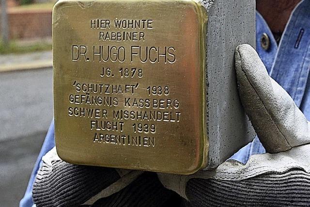 Neue Gruppe untersttzt Stolpersteine