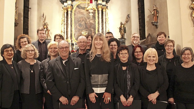 Mit seiner Feldkircher Abendmusik bege...irchenchor die Besucher wieder einmal.  | Foto: Otmar Faller