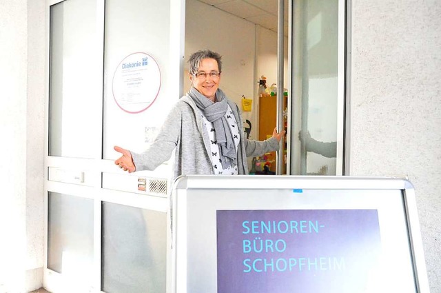 Dagmar Stettner leitet nun seit fast g...opfheimer Seniorenbro in Schrers Au.  | Foto: Nicolai Kapitz
