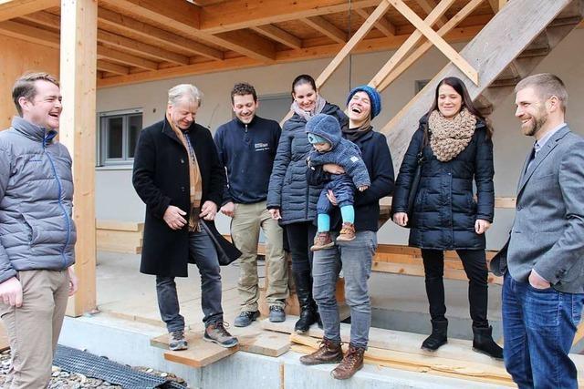 Die ersten Mieter beziehen ihre Wohnungen im Ursulinenhof in Oberried