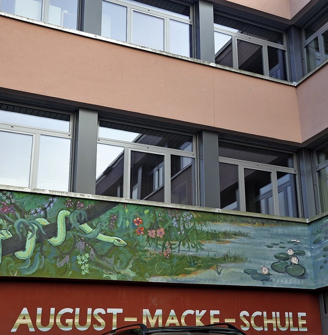 Bis 2021 wird die August-Macke-Schule umfassend saniert.   | Foto: Schtz