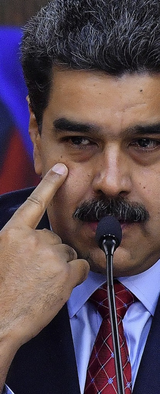 Der Druck auf Nicolas Maduro ist hoch.  | Foto: afp