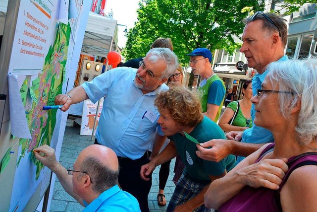 Brger zum Mitmachen zu gewinnen ist e... wie hier beim Energieaktionstag 2018.  | Foto: Barbara Ruda