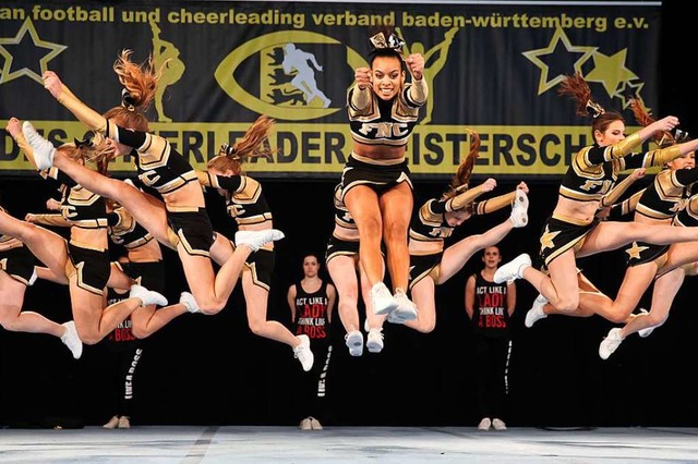 Das Cheerleader-Team der Freiburger Tu... Deutscher Vize-Meister. (Archivbild).  | Foto: FWTM