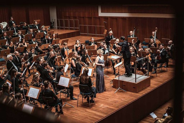 Das Freiburger Studierenden-Orchester ...unter der Leitung von Gunnar Persicke.  | Foto: Fabio Smitka