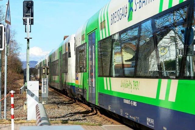 Am Freitag startet der Ausbau der Breisgau-S-Bahn zwischen Breisach und Freiburg