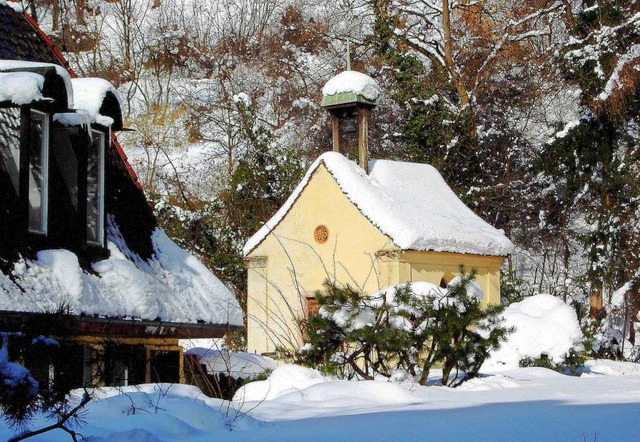 Zuletzt  machte die Kapelle &#8222;Maria im Schnee&#8220; ihrem Namen alle Ehre.  | Foto: Hans Sigmund