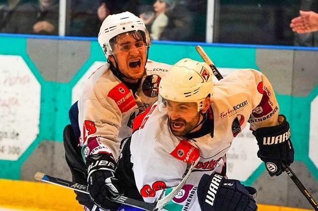 EHC Herrischried steht nach einem Eishockeykrimi erstmals in der Meisterrunde