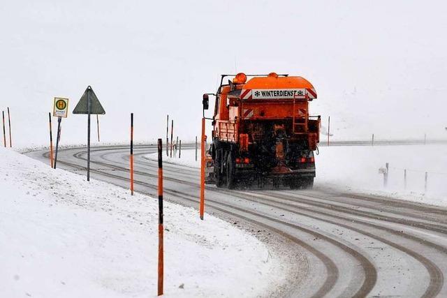 Wintereinbruch sorgt im Kreis Lrrach fr mehrere Unflle