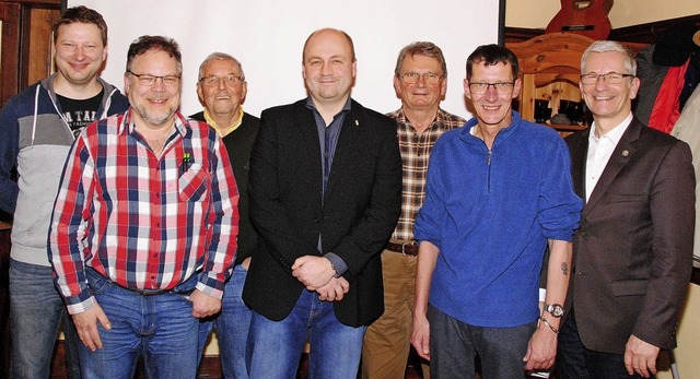 Sie halten die GDL vor Ort auf Kurs: J...vorsitzender Lutz Dchert (von links)   | Foto: Sedlak