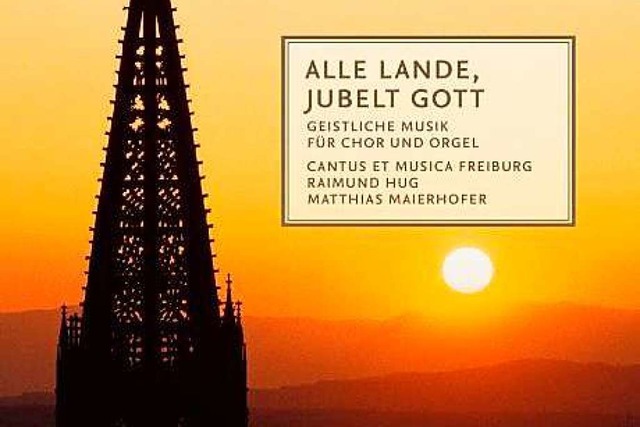 CD-Cover mit dem Freiburger Mnsterturm  | Foto: Pro