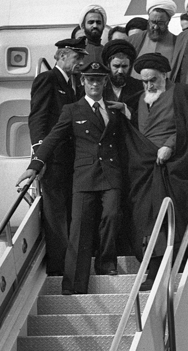 Die Rckkehr von Khomeini am 1. Februar 1979  | Foto: afp