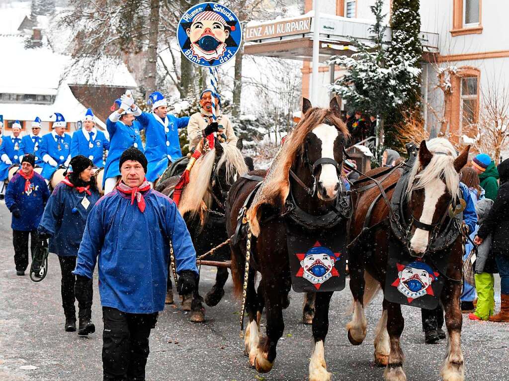 Jubilumsumzug 150 Jahre Fasnet in Lenzkirch