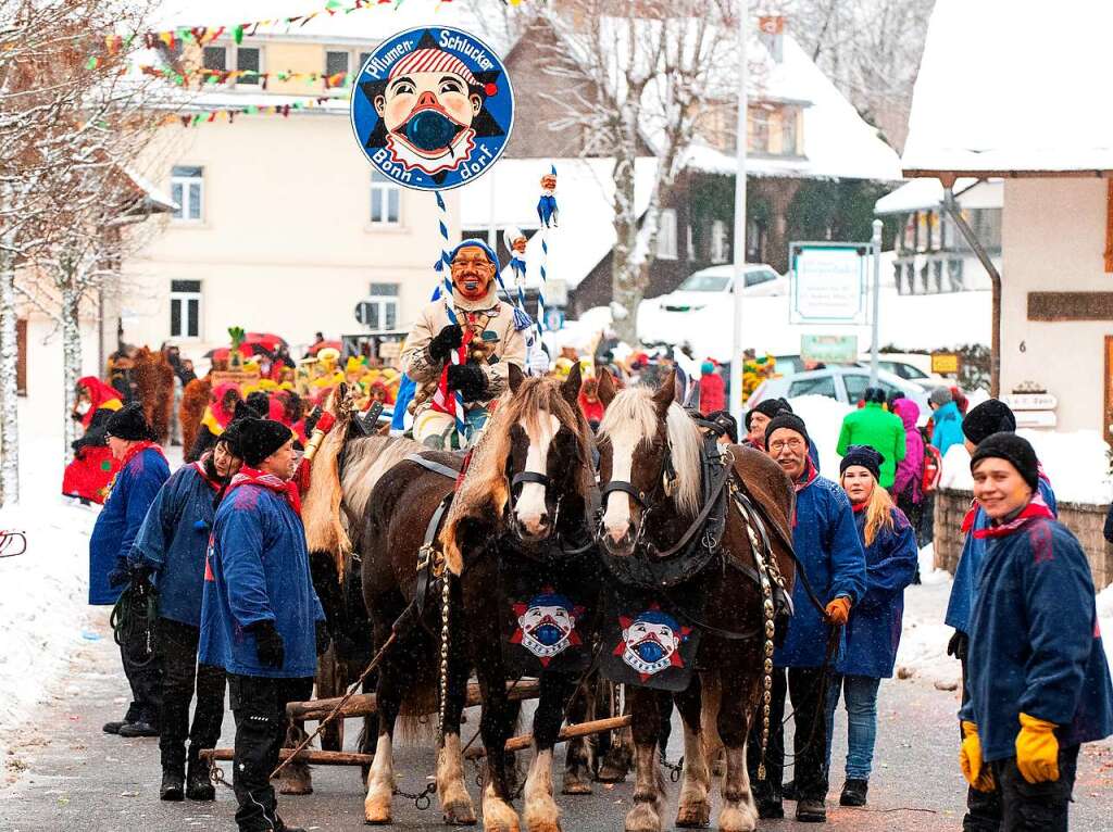 Jubilumsumzug 150 Jahre Fasnet in Lenzkirch