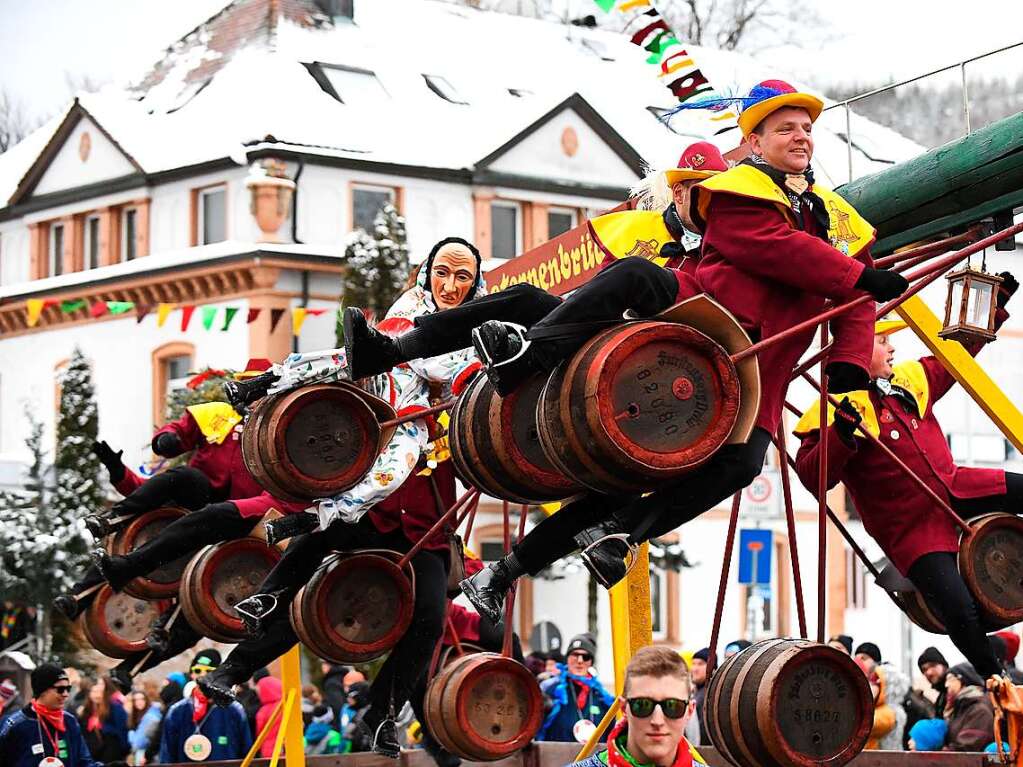 Jubilumsumzug 150 Jahre Fasnet in Lenzkirch