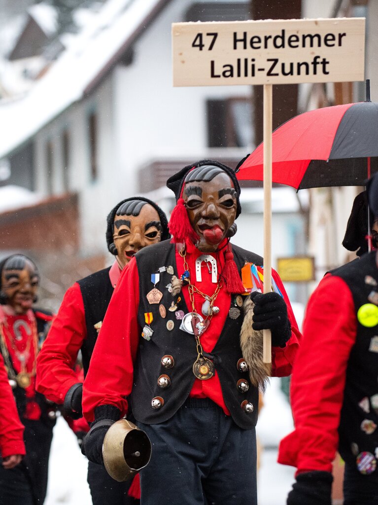 Jubilumsumzug 150 Jahre Fasnet in Lenzkirch