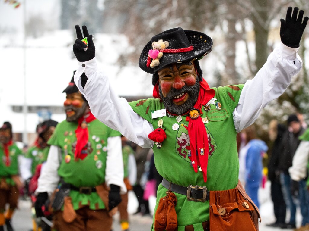 Jubilumsumzug 150 Jahre Fasnet in Lenzkirch