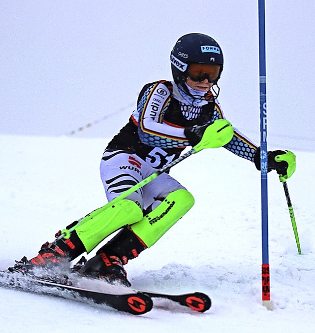 Slalomsieger: Nico Burda vom IAR Hochschwarzwald.   | Foto: horning-wiesler