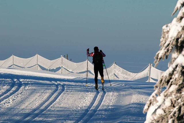 Skilanglauf im Schwarzwald: Beim Rucksacklauf lockt das Abenteuer.    | Foto: Jrgen Ruoff