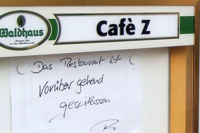 Bad Krozinger Kult-Caf Z schon wieder geschlossen
