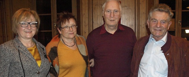 Die Landtagsabgeordnete Sabine Hartman...ckert sowie Dieter Peduzzi (von links)  | Foto: Karin Stckl-Steinebrunner