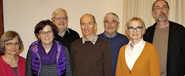 Der Vorstand dees Baufrdervereins, vo...er, Gertrud Wittek und Michael Nopper.  | Foto: Rolf Reimann