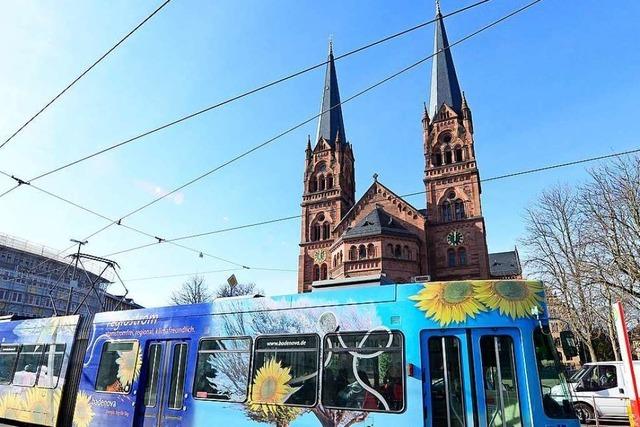 Tramverkehr in Freiburg nach Oberleitungsschaden an der Johanneskirche beeinträchtigt