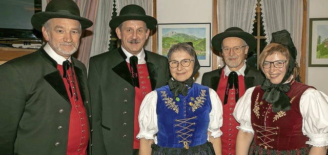 Die Volkstanzgruppe Grafenhausen veran...tlinger und Martina Selb zhlen kann.   | Foto: Wilfried Dieckmann