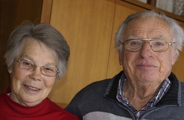 Irma und Egon Wagner aus Rickenbach-H...en Freitag seit 50 Jahren verheiratet.  | Foto: Werner Probst
